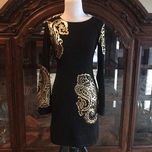 Cache size 4 amazing black and gold dress💎💎